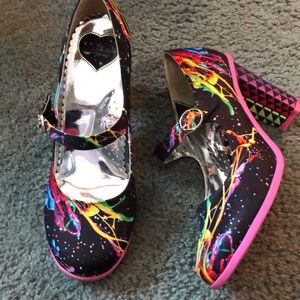 Hot Chocolate Design “Paint” High Heeled Shoes